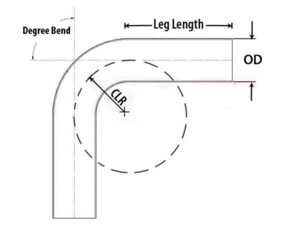 HPS Performance Products HPS 2-1/2" OD 35 Degree Bend 6061 Aluminum Elbow Pipe Tubing 16