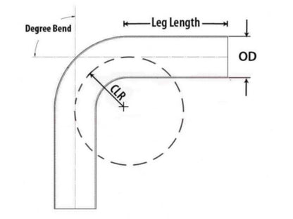 HPS Performance Products HPS 2-1/4" OD 135 Degree Bend 6061 Aluminum Elbow Pipe — 0K16P