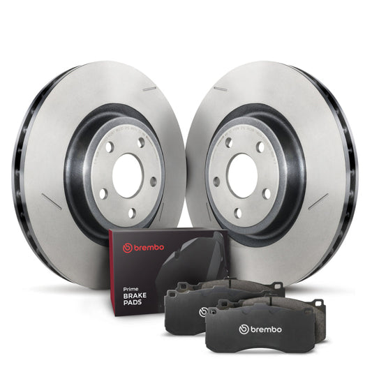 Brembo OE 18-20 Dodge Durango/12-15 Jeep Grand Cherokee/17-20 Grand Cherokee Front Disc Brake Kit KT04315