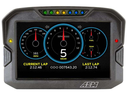 AEM CD-7 Non Logging Race Dash Carbon Fiber Digital Display (CAN Input Only) 30-5700