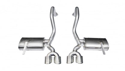 Corsa Performance 97-04 Chevrolet Corvette C5 Z06 5.7L V8 Polished Xtreme Axle-Back