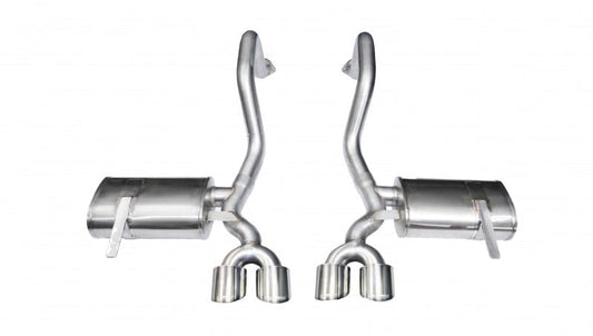 Corsa Performance 97-04 Chevrolet Corvette C5 Z06 5.7L V8 Polished Xtreme Axle-Back