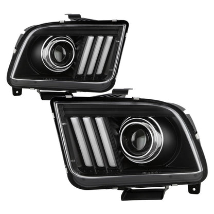 Spyder Ford Mustang 05-08 V2 High-Power LED Headlights - Black Pro-Yd-FM05AP-BK 5088192