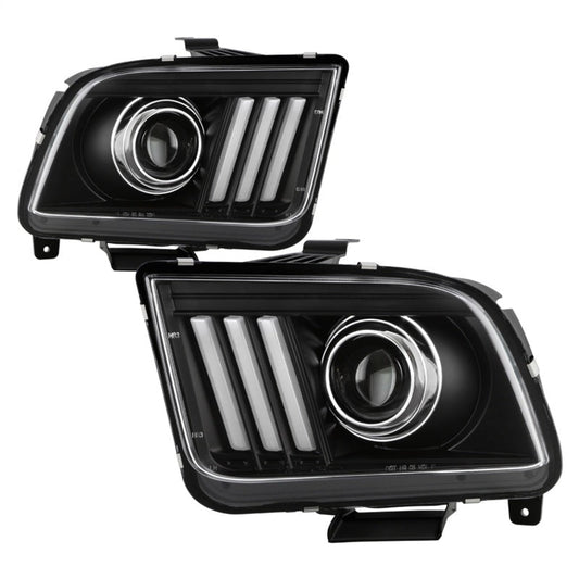 Spyder Ford Mustang 05-08 V2 High-Power LED Headlights - Black Pro-Yd-FM05AP-BK 5088192