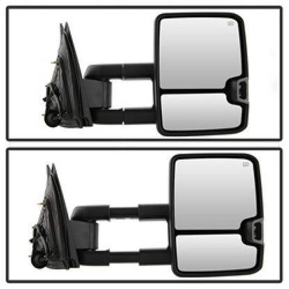 Spyder xTune Chevy Silverado 14-16 Heated Amber LED Signal Telescoping Mirrors