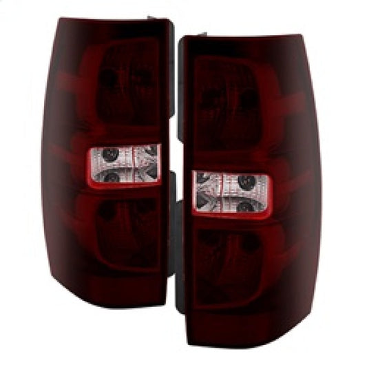 SPYDER Xtune Chevy Suburban 07-13 OEM Style Tail Lights Red Smoked ALT-JH-CSUB07-OE-RSM 9030222