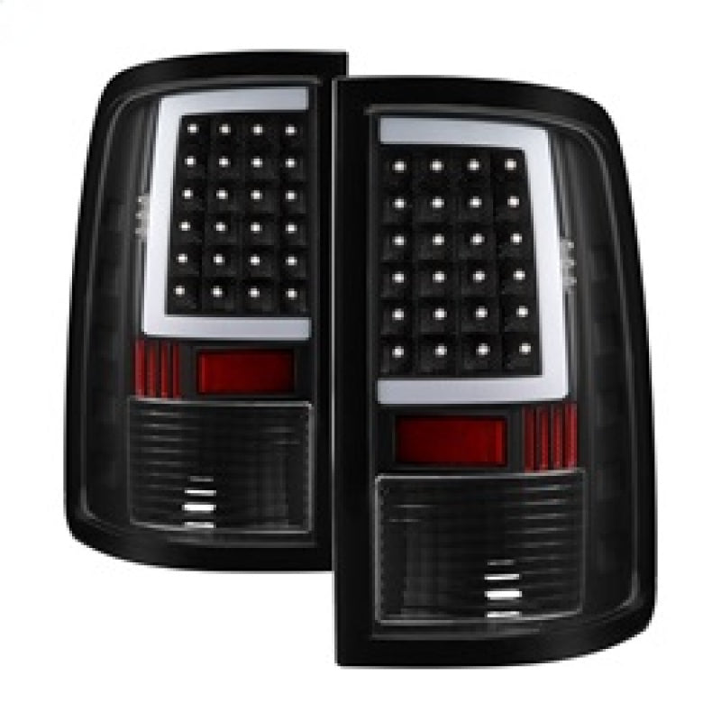 Spyder xTune 13-18 Dodge Ram 1500 LED Tail Lights - Black (Alt-On-DRAM13V2-Lbled-Bk)