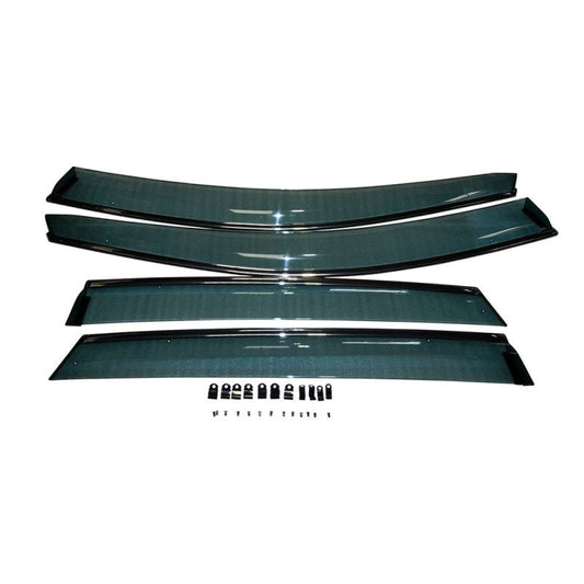 BLOX Racing 07-11 CRV Door Sun Visors Smoke Acrylic 4pcs BXPP-62005