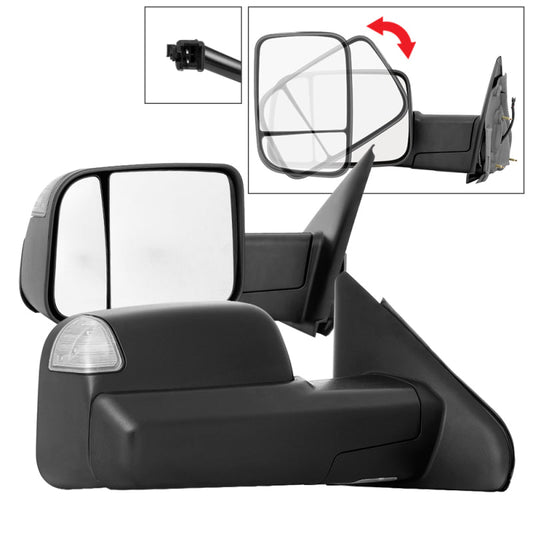 SPYDER xTune Dodge Ram 02-09 G2 Manual Extendable / Manual Heated Mirror - MIR-DRAM02S-G2-MA-SET 9939860