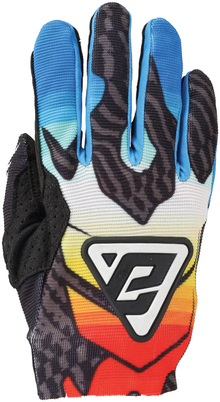 Answer 24 Aerlite Drip Gloves Black/White/Rainbow - XL 442732