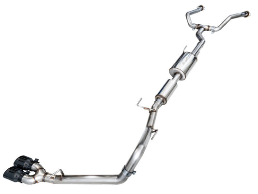 AWE Tuning AWE 0FG Exhaust for 3rd Gen Toyota Tundra - Dual Diamond Black Tips 3015-33063