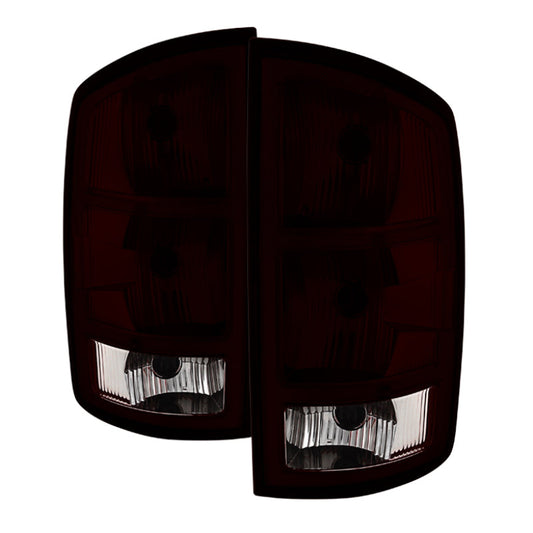 SPYDER Xtune Dodge Ram 1500 02-06 / Ram 2500 3500 03-06 OEM Style Tail Lights Red Smoked ALT-JH-DR02-OE-RSM 9033551