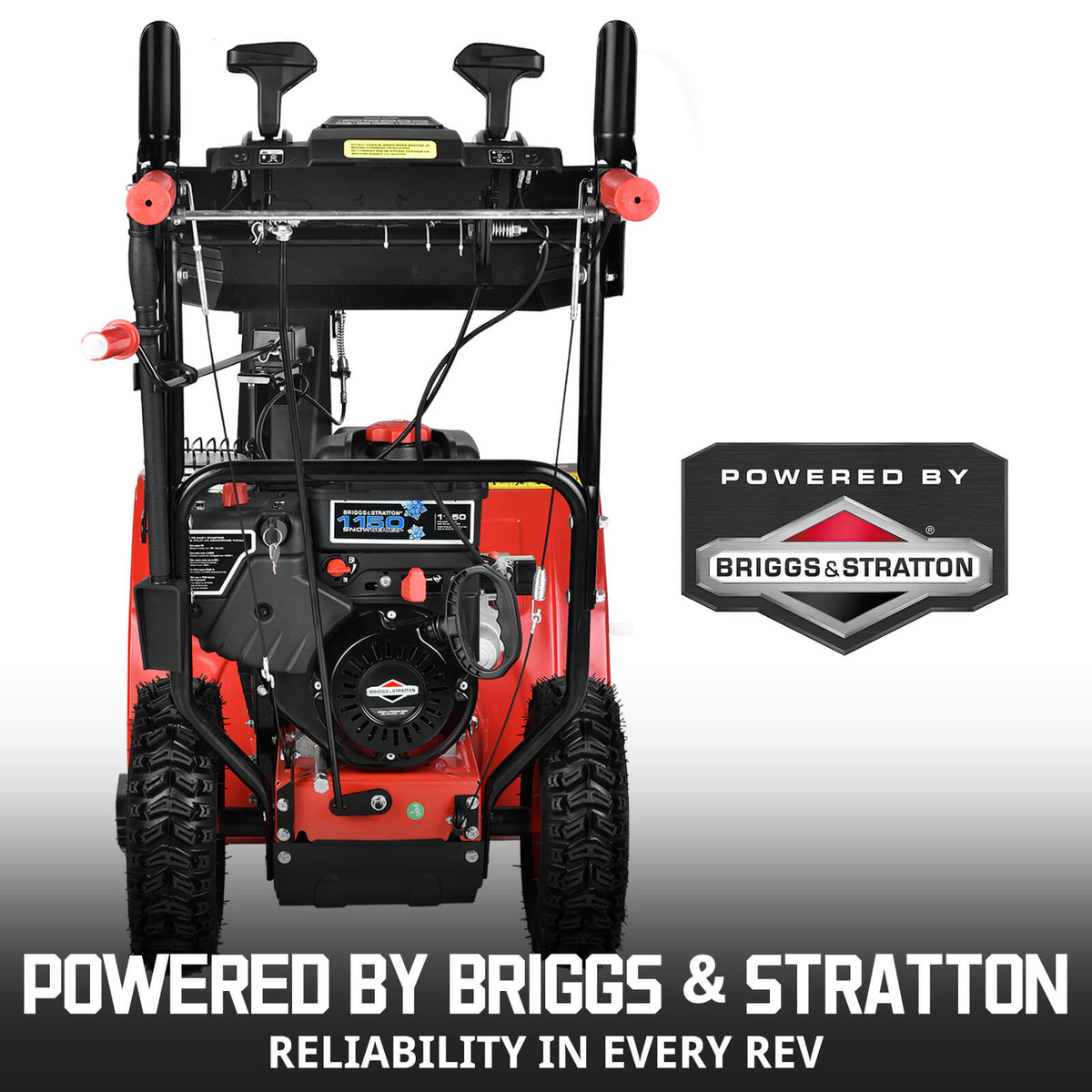 PowerSmart 26" 208cc Two Stage Self-Propelled Gas Snow Blower w/ Electric Start
