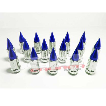 12 x 1.25 mm Chrome Spiked Lug Nuts - 16 Pack