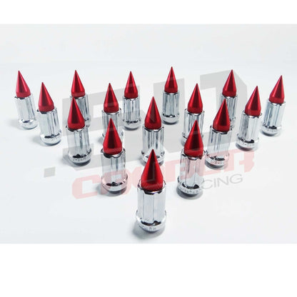 12 x 1.25 mm Chrome Spiked Lug Nuts - 16 Pack