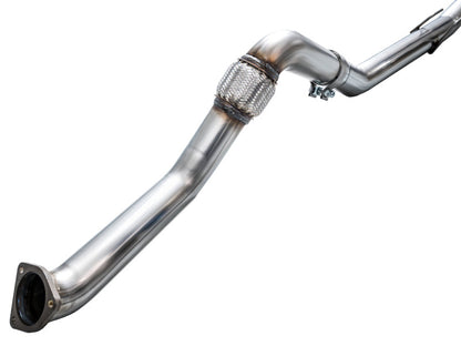 AWE Tuning 2024 Acura Integra Type S DE5 FWD Track Edition Exhaust w/ Triple Chrome Silver Tips 3020-52335
