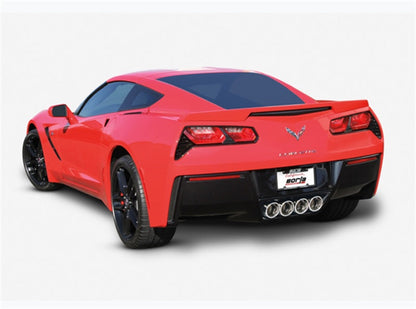 Borla 2014 Chevy Corvette C7 w/ AFM w/o NPP Atak Rear Section Exhuast Quad Rd Rl IC Tips 11863