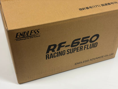 Endless RF‑650 Racing Brake Fluid 500 mL - 613°F Dry Boiling Point, Motorsport Grade RF650