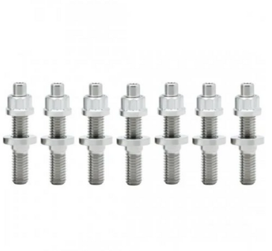 BLOX Racing SUS303 Stainless Steel Exhaust Manifold Stud Kit M8 x 1.25mm 45mm in Length - 7-piece BXFL-00307-7