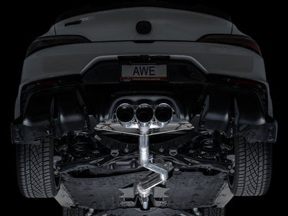 AWE Tuning 2024 Acura Integra Type S DE5 FWD Track Edition Exhaust w/ Triple Chrome Silver Tips 3020-52335