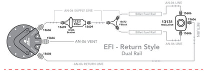 Aeromotive Phantom 340 Fuel System - Return Style w/ Y-Block 17164