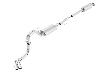 Borla 15-16 Ford F-150 3.5L EcoBoost Ext. Cab Std. Bed Catback Exhaust Touring Truck Side Exit 140617