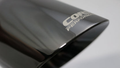 Corsa Single Universal 2.5in Inlet / 3.5in Outlet Black PVD Pro-Series Tip Kit TK002BLK