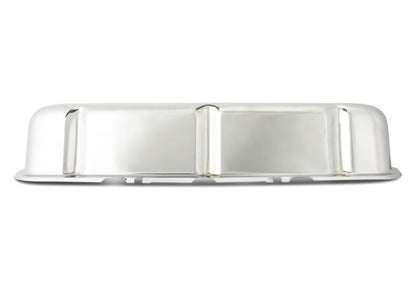Ford Chrome Steel Valve Cover Set w/Ford Racing Logo FRD302-071