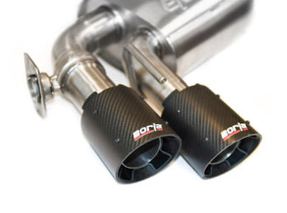 Borla 17-18 Chevrolet Camaro ZL1 6.2L V8 Atak Catback Exhaust w/ Dual Mode Valves CF Black Anod 140727CFBA
