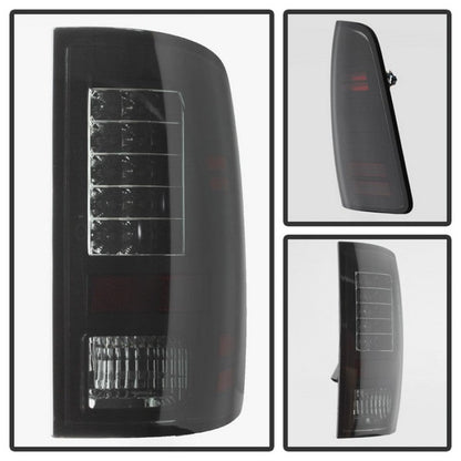 Spyder Dodge Ram 1500 09-14 LED Tail Lights Incandescent- Blk Smke Alt-Yd-DRAM09-Led-Bsm