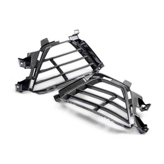Anderson Composites 22-24 Cadillac CT5 Black Wing Type-OE Carbon Fiber Lower Grille ac-lv22ct5bw
