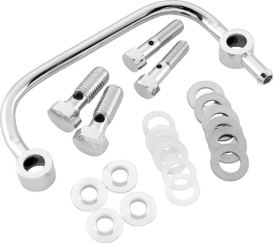 Bikers Choice 96-06 Big Twin Chrome Head Breather Kit 482723