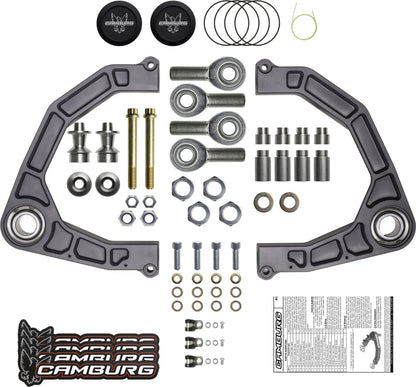 Camburg Toyota Tundra 2WD/4WD 22-23 KINETIK V2 Performance Billet Uniball Upper Arms CAM-310189-GRY