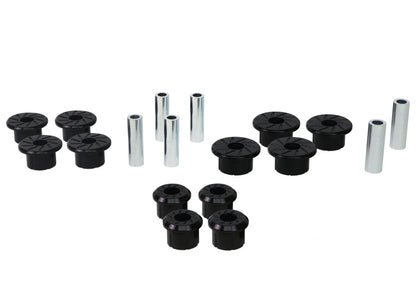 Whiteline 1999-2018 Chevrolet Silverado 1500 Spring - Eye Front/Rear And Shackle Bushing W73821