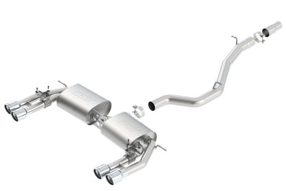 Borla 13-15 Audi S3 S-Type Dual Round Rolled Catback Exhaust 140631