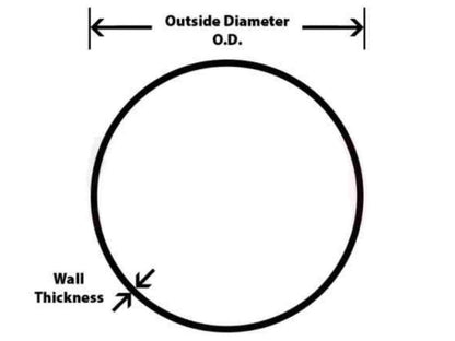 HPS Performance Products HPS 1-1/2" OD 120 Degree Bend 6061 Aluminum Elbow Pipe Tubing 16