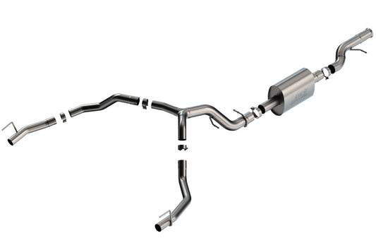Borla 21-22 Cadillac Escalade 6.2L V8 2/4WD 4DR S-Type Cat-Back Exhaust w/ Factory Bezel Tips 140890