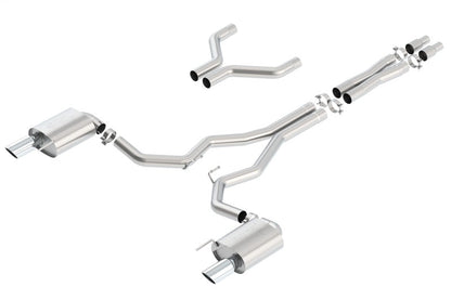 Borla Atak Cat-Back 15-17 Ford Mustang GT 5.0L V8 MT/AT 3in pipe 4in tip 140630