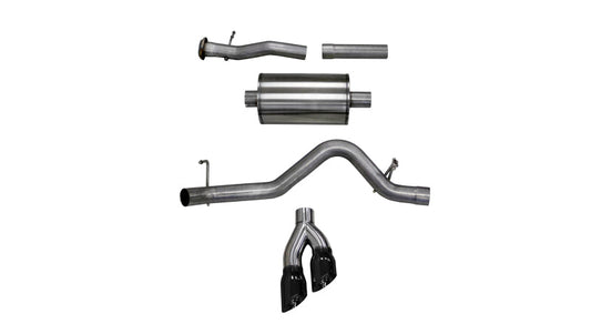 Corsa Performance 2017 Chevrolet Colorado 3.7L Extended Cab Sport Cat-Back System Single
