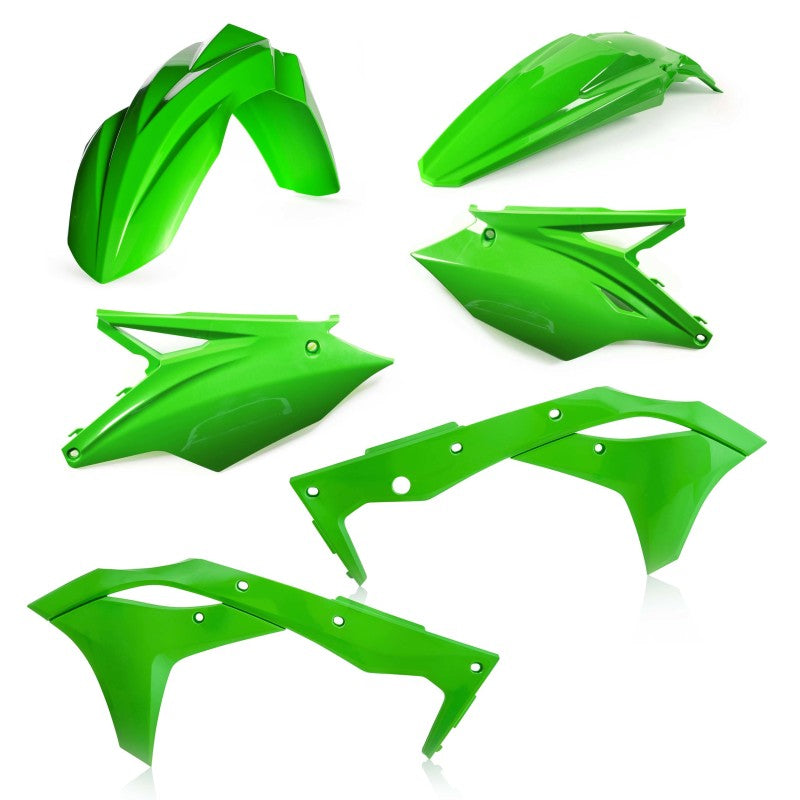 Acerbis 2017 Kawasaki KX250F Plastic Kit - Green 2630620006