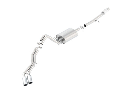 Borla Touring Cat Back 15-16 Chevy Suburban 5.3L V8 2.75in, 2.25in Dual Same Side Exit 4in Tips 140558