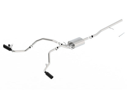 Borla 14-16 Chevrolet Silverado 1500 5.3L ATAK Catback Exhaust w/ Black Chrome Tips 140546BC