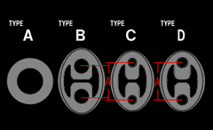 APEXi A'PEXi - Muffler Hangers
