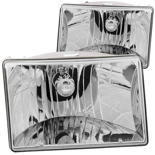 Anzo 1993-1998 Jeep Grand Cherokee Crystal Headlights Chrome