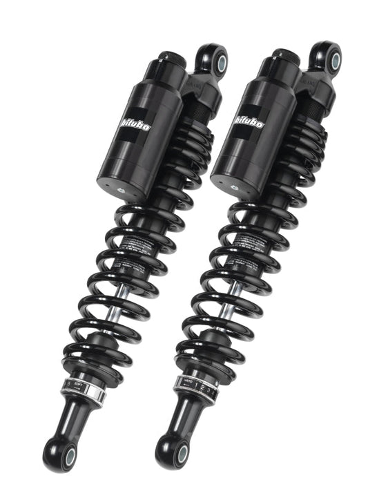 Bitubo Suspension Bitubo WMT0 Twinshocks Adj.: Spring Preload, Reb., Comp., Length 356mm, Piggyback Tank, Dk Edition HD031WMT02V2