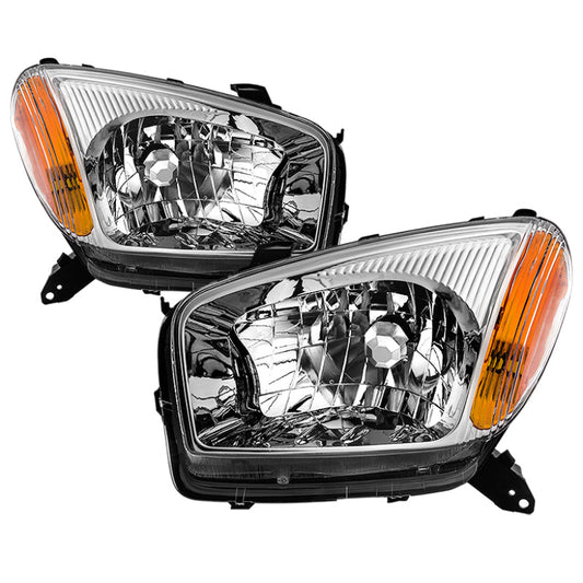 SPYDER xTune Toyota RAV4 2001-2003 OEM Style Headlights - Chrome HD-JH-TRAV4-AM-C 9036002