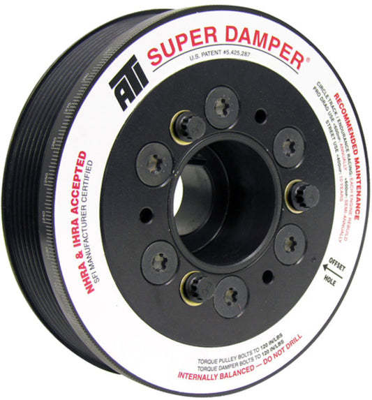ATI Damper - 5.67in - Alum - 6 Grv - Mitsubishi Evo 10 - 3 Percent UD - 08+