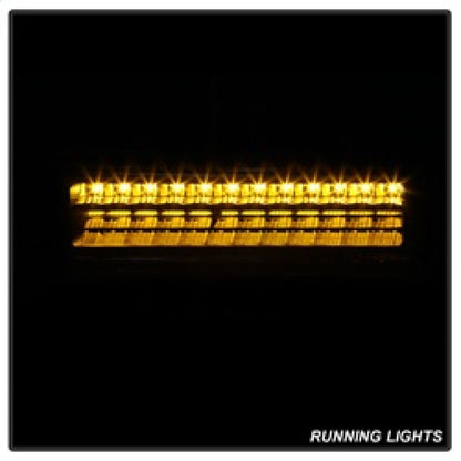 SPYDER Xtune 92-94 Blazer Full Size Corner/LED Bumper Headlights Black HD-JH-CCK88-LED-AM-BK-SET 5069542