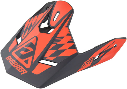 Answer AR1 Sweep Visor Black/Red 442921