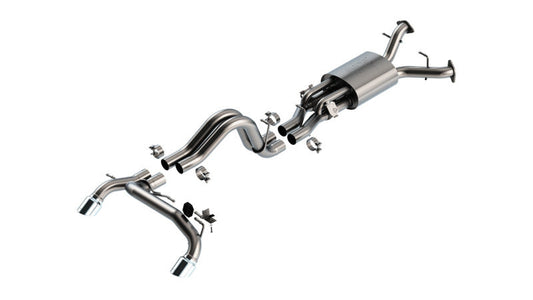 Borla 22-24 Ford Bronco Raptor V6 Turbo AT 2WD / 4WD ATAK Catback Exhaust w/ 4in Chrome Tips 140934